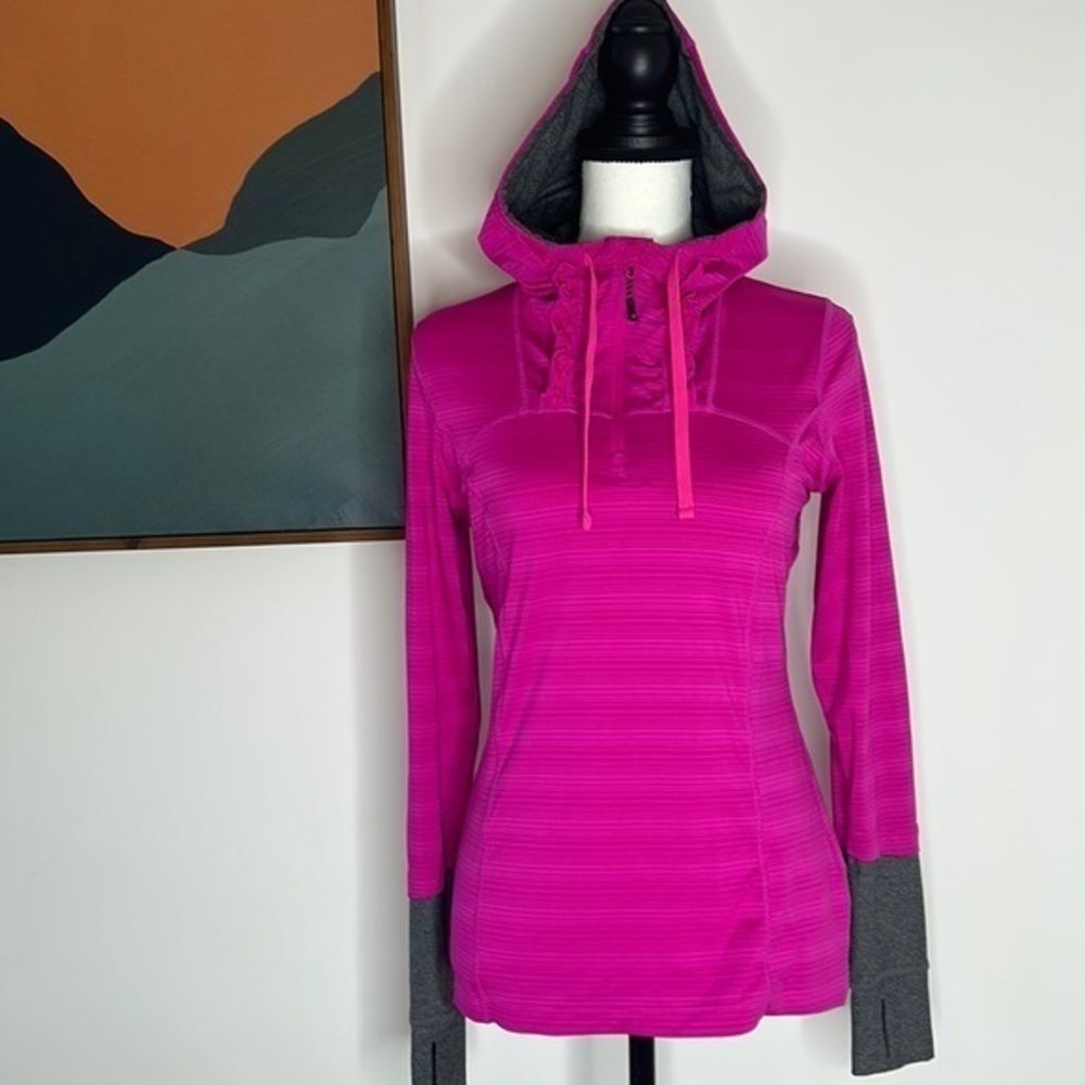MPG Hot Pink Exercise Hoodie, S